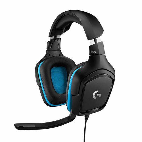 Logitech G432 USB Gamer Headset Fejhallgató Fekete