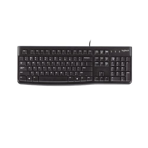Logitech K120 Vezetékes Billentyűzet HUN Fekete