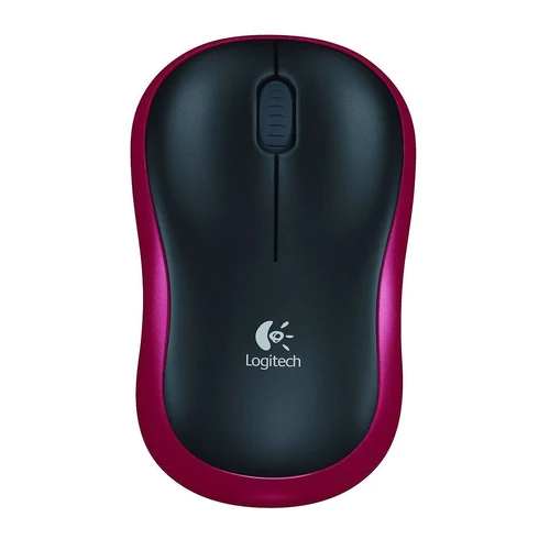 Logitech M185 Vezeték Nélküli Egér Piros