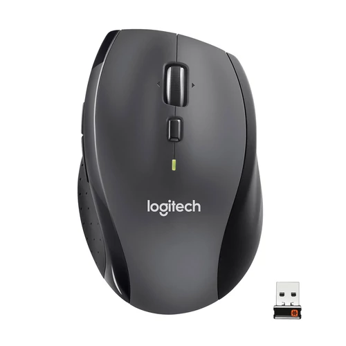 Logitech M705 Marathon Vezeték Nélküli Egér Fekete