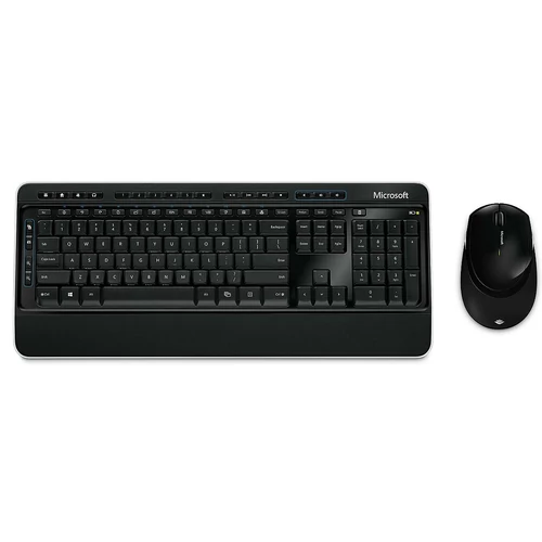 Microsoft Wireless Desktop 3050 Vezeték Nélküli Egér és Billentyűzet HUN Fekete
