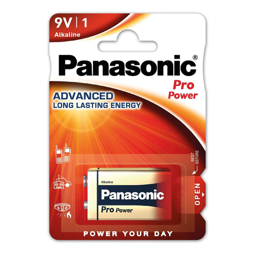 Panasonic 9V 1db Pro Power 6LR61PPG Alkáli Elem