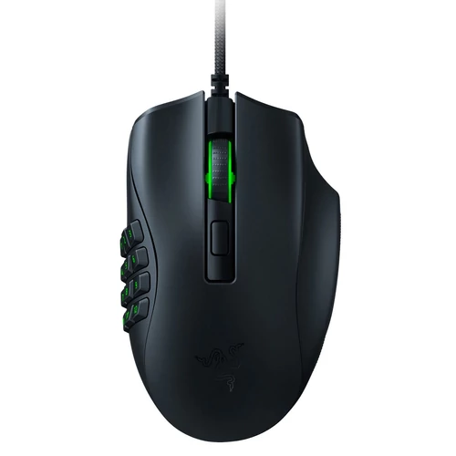 Razer Naga X Vezetékes Gamer Egér Fekete