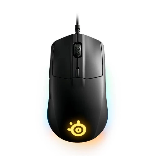 SteelSeries Rival 3 Vezetékes Optikai Gamer Egér Fekete (62513)