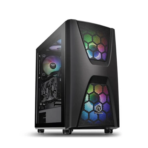 Thermaltake Commander C34 TG ARGB Fekete  (CA-1N5-00M1WN-00) ATX ház