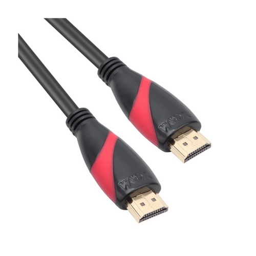 VCOM (CG525-R-5.0-V2.0) HDMI Apa-Apa 5m (V2.0, 19M/M, 3D) Piros-Fekete Kábel