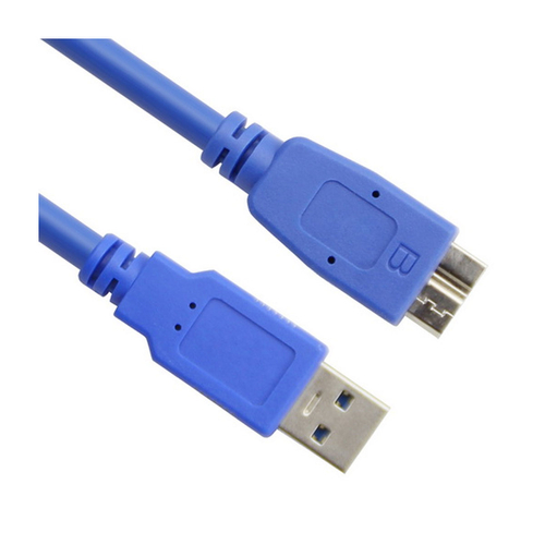 VCOM (CU-311-1.8M) USB 3.0 - Micro B 1,8m Kék Kábel