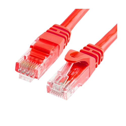 VCOM (NP611B-R-1M) Hálózati UTP Cat6 Patch 1m Piros Kábel