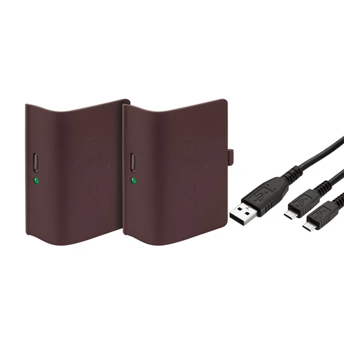 Venom VS2864 Twin Battery Pack - Xbox One Piros akkucsomag (2 db) + 2 méter Töltőkábel