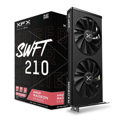 XFX Speedster SWFT 210 AMD Radeon RX 6600 Core Gaming 8GB GDDR6 (RX-66XL8LFDQ) Videokártya