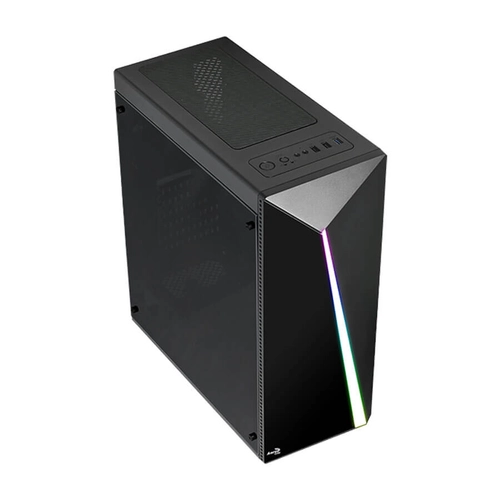 AeroCool Shard RGB Fekete ATX Számítógép ház