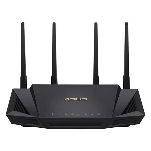 Asus RT-AX58U V2 AX3000 Gigabit Wi-Fi 6 Vezeték nélküli Router Fekete