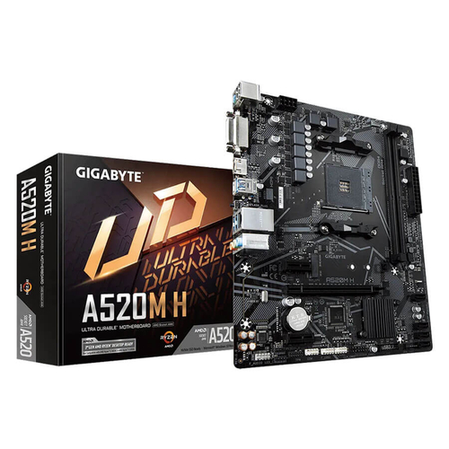 Gigabyte A520M-H AMD AM4 mATX Alaplap