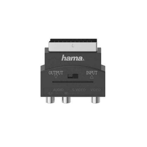 Hama (205268) FIC AV Adapter Scart-3RCA-SVHS Be/Ki