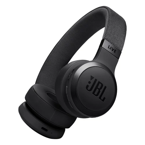 JBL Live 670 Hi-Res Bluetooth-os, zajszűrős fejhallgató, fekete