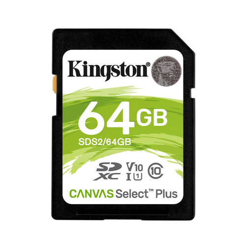 Kingston 64 GB SD Canvas Select Plus (SDS2/64GB) Memóriakártya