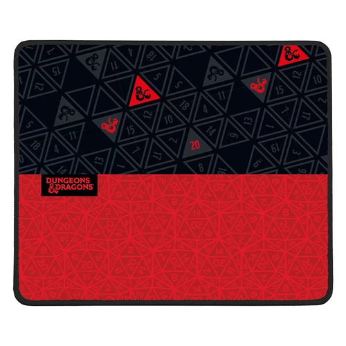 Konix Dungeons & Dragons Piros-Fekete Egérpad