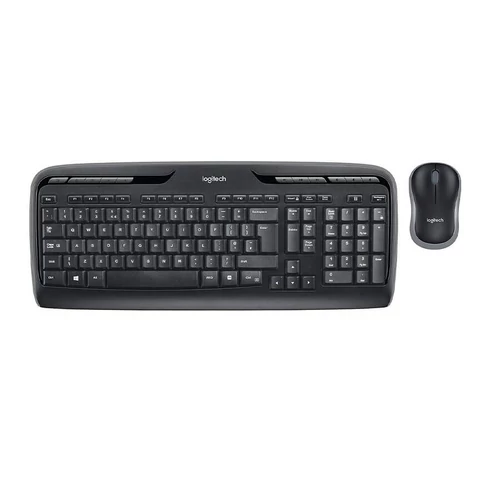 Logitech MK330 Vezeték Nélküli Egér és Billentyűzet HUN Fekete