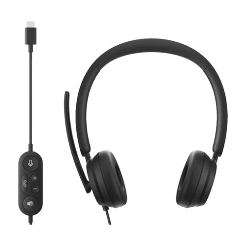 Microsoft HR Modern USB-C Headset Fekete