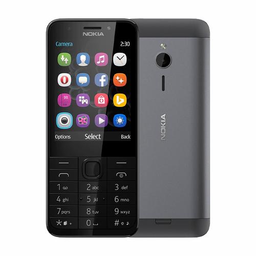 Nokia 230 DS RM-1172 Dual SIM Sötét Ezüst Kártyfüggelten Mobiltelefon
