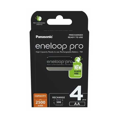 Panasonic Eneloop Pro AA 4db 2500 mAh Akkumulátor Elem