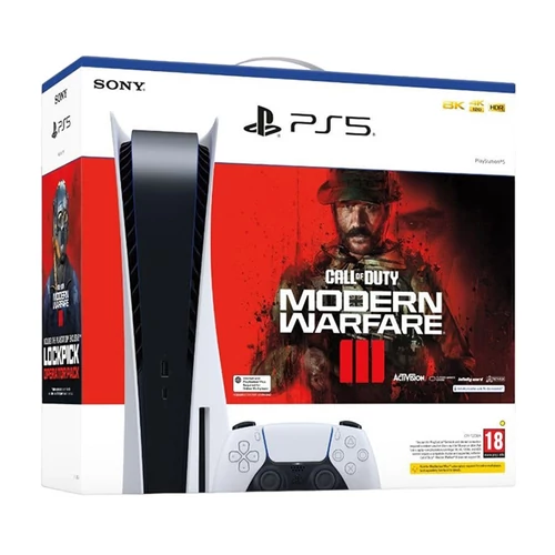 Sony Playstation 5 (PS5) Disc Edition 825GB Call of Duty: Modern Warfare III Bundle Játékkonzol