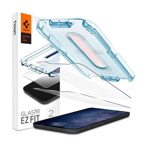 Spigen Glas.tR EZ fit Iphone 12 mini (2 db) Tempered Kijelzővédő