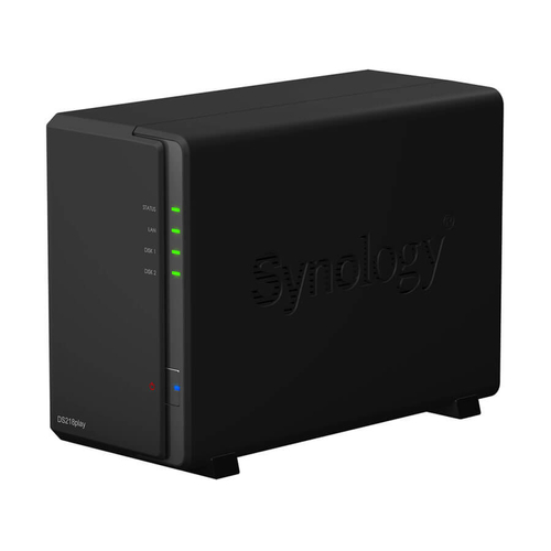 Synology DiskStation DS218play 2-lemezes NAS (4×1,4 GHz CPU, 1GB RAM)