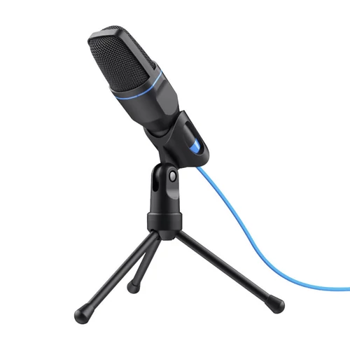 Trust Mico Dual Connection USB Állványos Asztali Mikrofon Fekete