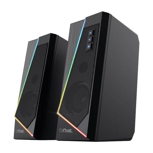 Trust GXT 609 Zoxa RGB Led Stereo Fekete Hangszóró