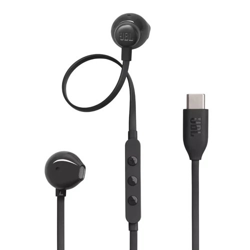 JBL TUNE 305C Hi-Res USB-C Vezetékes Fülhallgató, Fekete