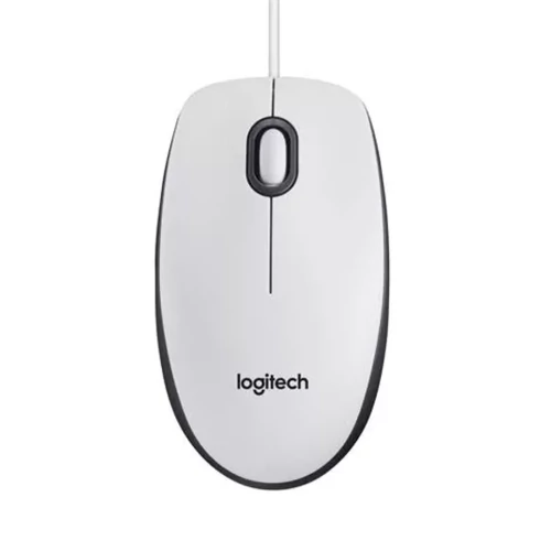 Logitech M100 Vezetékes Egér Fehér
