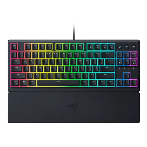 Razer Ornata V3 Tenkeyless RGB Mecha-Membrane US kiosztású Gamer Billentyűzet