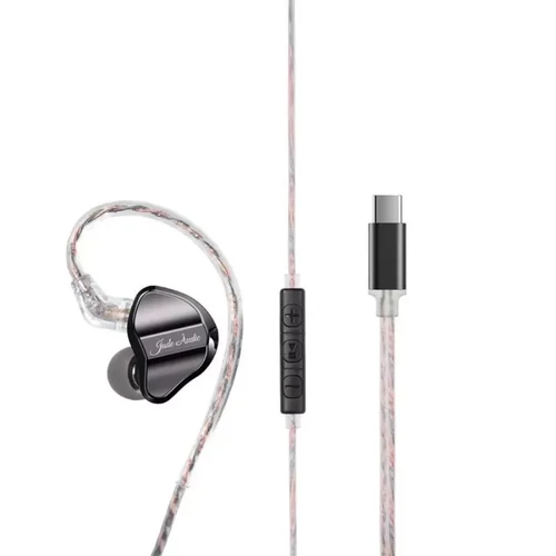 FiiO JD1 Type-C Hi-Res Vezetékes Fülhallgató Mikrofonnal Fekete