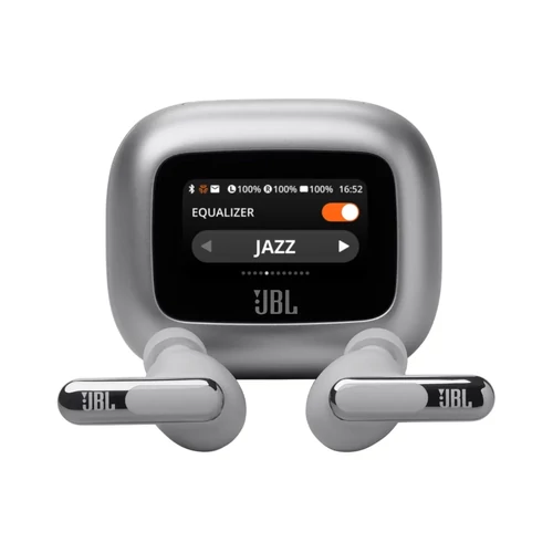 JBL Live Beam 3 Hi-Res Vezeték Nélküli Fülhallgató Ezüst