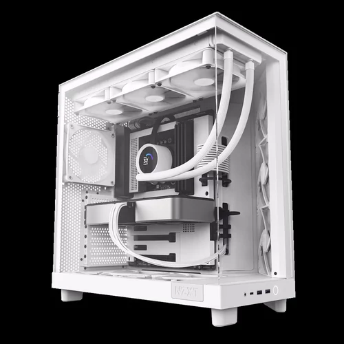 NZXT H6 Flow Fehér (Mid-Tower) Számítógép ház