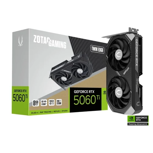 ZOTAC Nvidia RTX5060Ti 8GB TWIN EDGE Videokártya