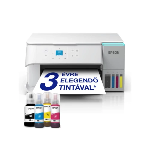 Epson EcoTank L4366 színes tintasugaras A4 MFP, WIFI, duplex, fehér