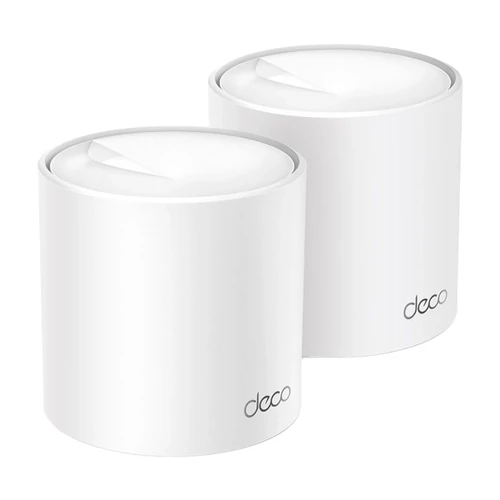 TP-Link Deco X50 (2-pack) AX3000 Egész Otthont Lefedő Mesh Wi-Fi 6 Rendszer Fehér