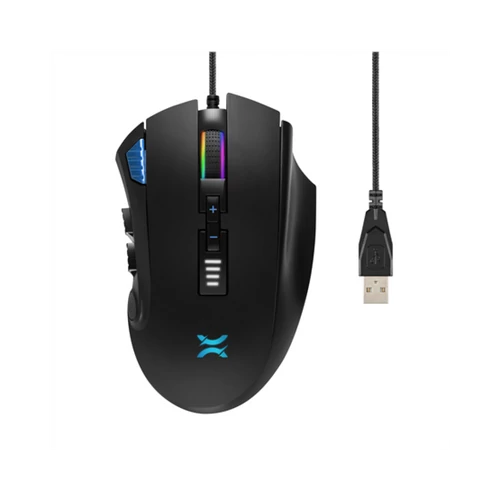NOXO Nightmare Gaming egér 5000dpi, RGB