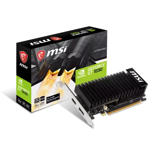 MSI GeForce GT 1030 2GHD4 LP OC (GT10302GHD4LPOC) Videokártya