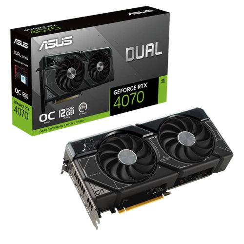 Asus GeForce RTX 4070 12GB GDDR6 (DUALRTX4070O12G) Videokártya