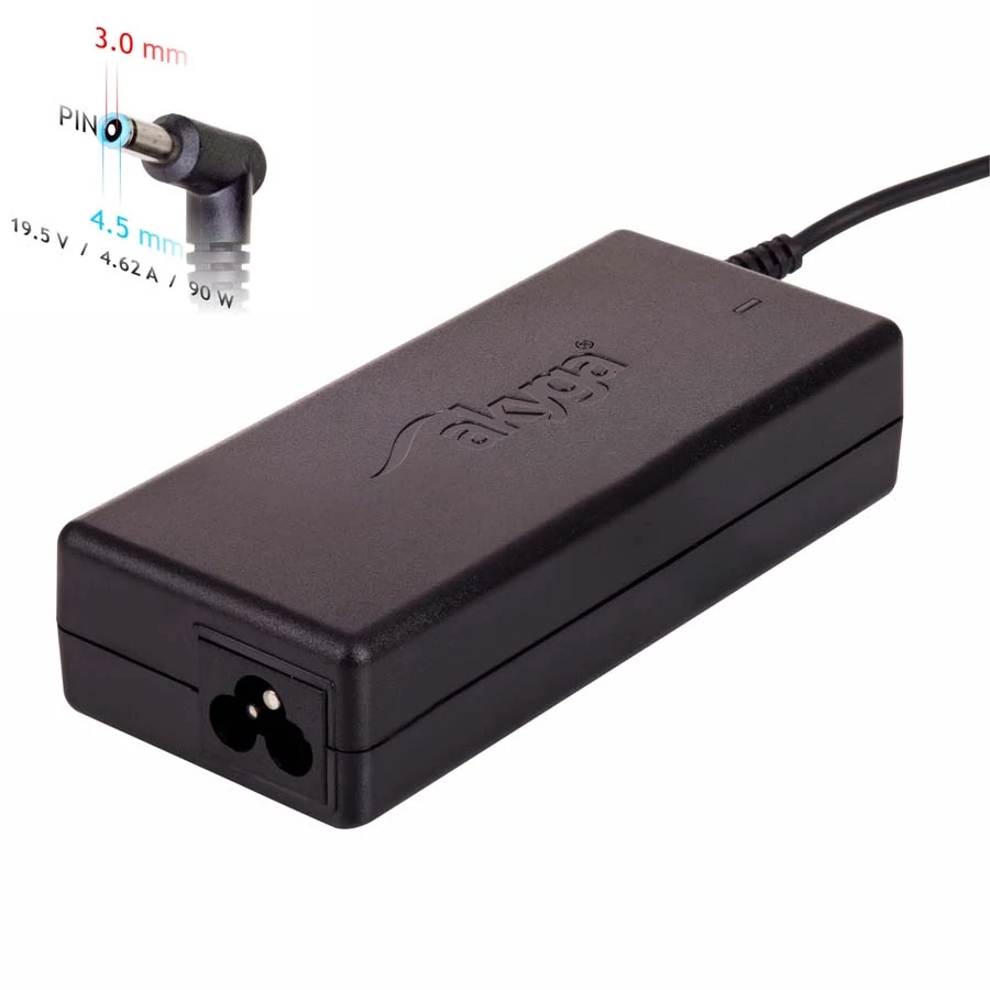 Akyga AK-ND-26 19.5V / 4.62A 90W 4.5 x 3.0 mm + pin
 Laptop Tápegység