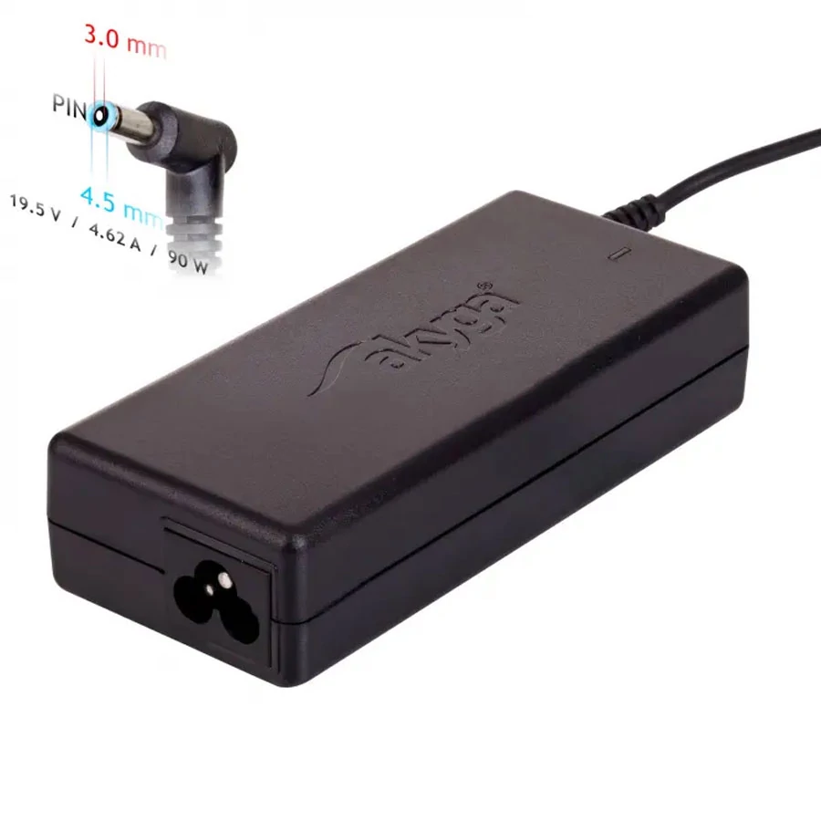 Akyga AK-ND-53 19.5V / 4.62A 90W 4.5 x 3.0 mm + pin
 Laptop Tápegység