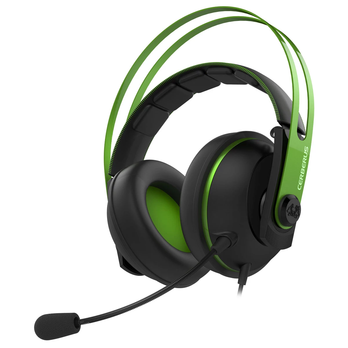 Asus Cerberus V2 Gamer Headset Fejhallgató Fekete Zöld