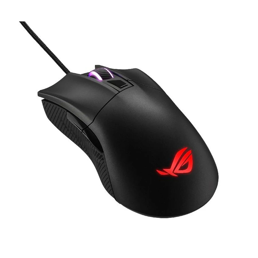 Asus ROG Gladius II Core Vezetékes Gamer Egér Fekete