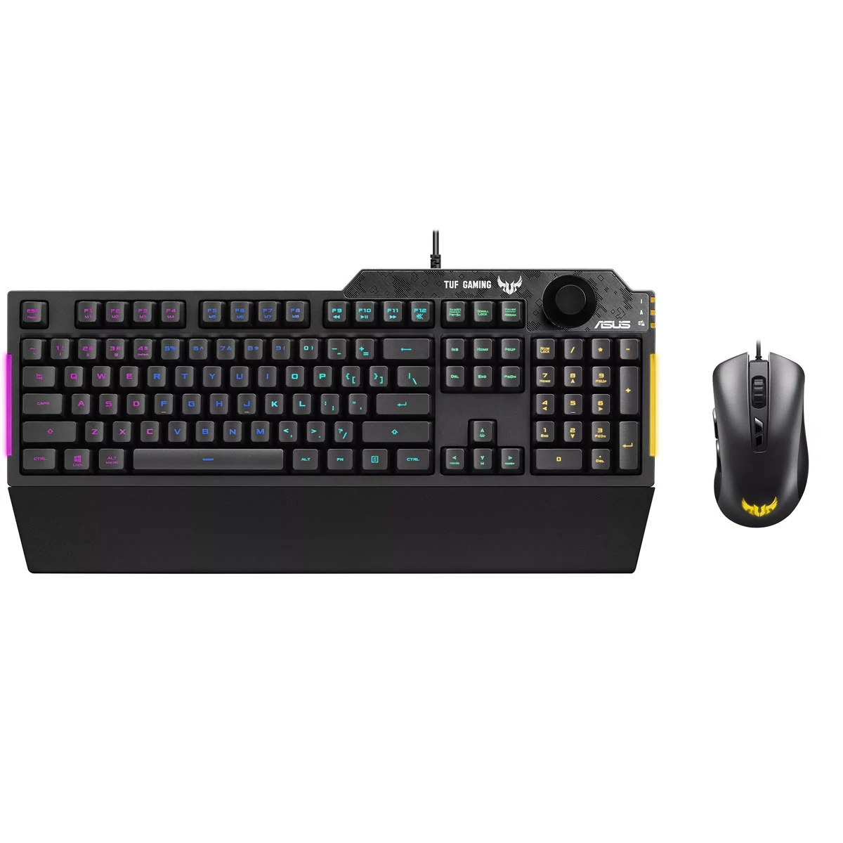 Asus TUF Gaming K1 + TUF M3 Gamer Billentyűzet és Egér HUN Fekete