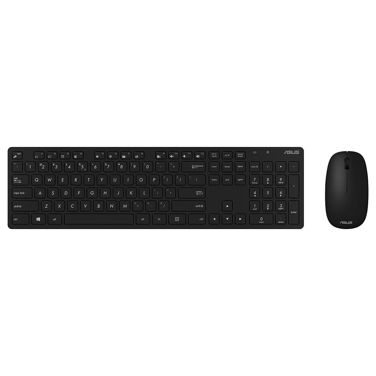 Asus W5000 USB Slim Vezeték Nélküli Egér és Billentyűzet HUN Fekete