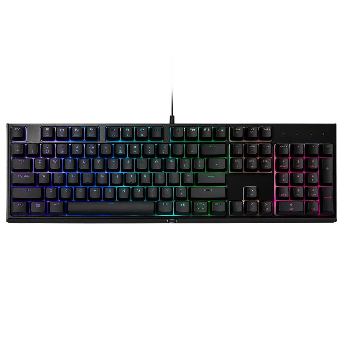 Cooler Master MK110 Vezetékes Gamer Billentyűzet HUN Fekete
