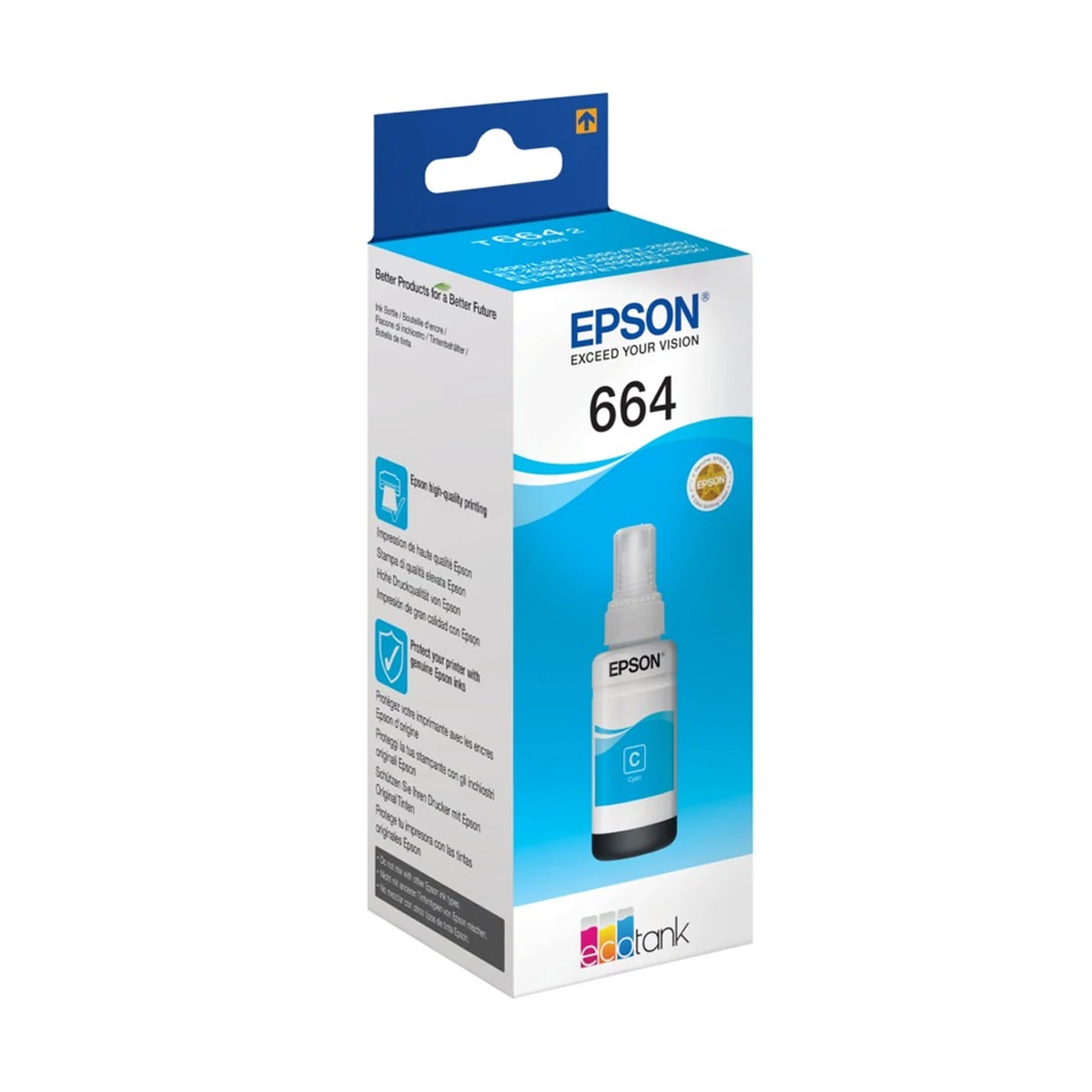 Epson EcoTank T6642 70ml cián tintapalack